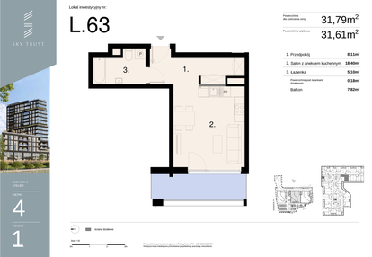 Mieszkanie w inwestycji: Sky Trust etap II - Apartamenty inwestycyjne