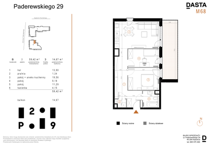 Mieszkanie w inwestycji: Paderewskiego 29