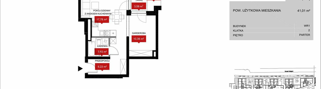 Mieszkanie w inwestycji: Przystań Reymonta