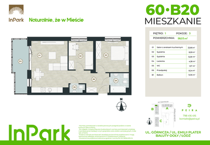 Mieszkanie w inwestycji: InPark