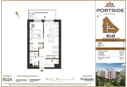 Mieszkanie w inwestycji: Portside Bałtycka