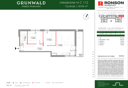 Mieszkanie w inwestycji: Grunwald Między Drzewami etap III