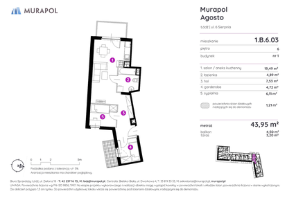 Mieszkanie w inwestycji: Murapol Agosto