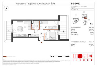 Mieszkanie w inwestycji: Warszawski Świt etap IX