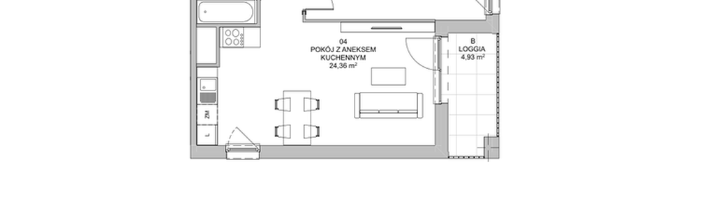 Mieszkanie w inwestycji: Francuska Park VIIIB