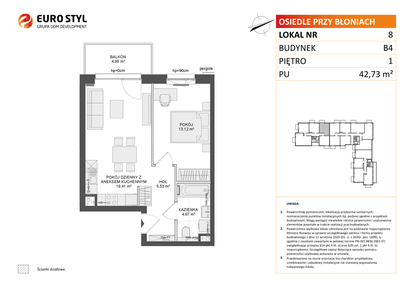 Mieszkanie w inwestycji: Osiedle Przy Błoniach 3 etap III