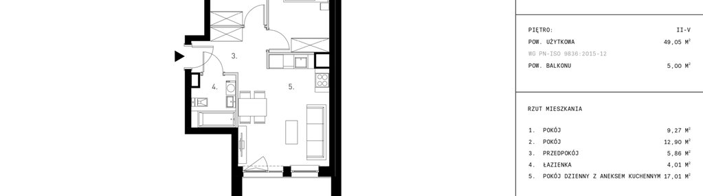 Mieszkanie w inwestycji: Staszica 3