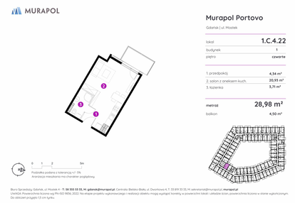 Mieszkanie w inwestycji: Murapol Portovo etap II