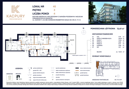 Mieszkanie w inwestycji: Kacpury Residence