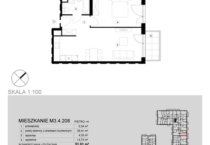 Mieszkanie w inwestycji: Modern Helenów