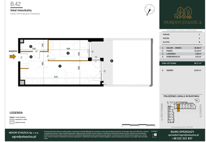 Mieszkanie w inwestycji: Ogrody Staszica