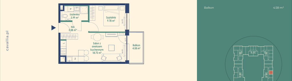 Mieszkanie w inwestycji: Cavallia