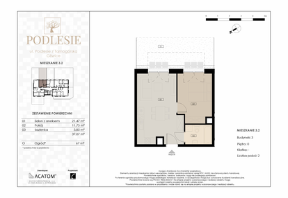 Mieszkanie w inwestycji: Podlesie