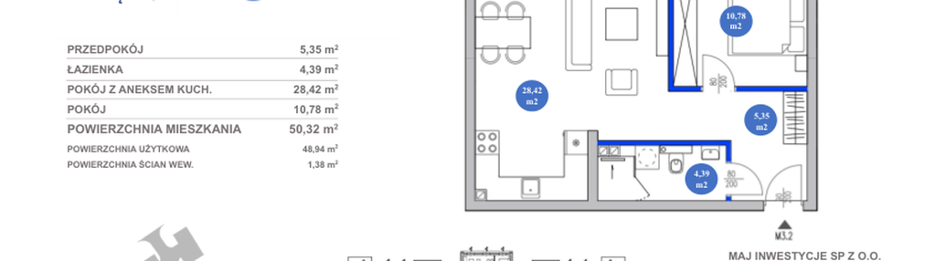 Mieszkanie w inwestycji: Osiedle Majowe 2.0