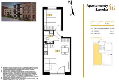 Mieszkanie w inwestycji: Apartamenty Szeroka 46