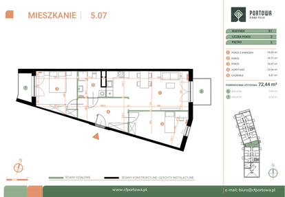 Mieszkanie w inwestycji: Casa Feliz Portowa II