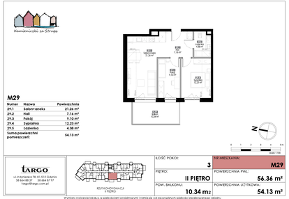 Mieszkanie w inwestycji: Kamieniczki za Strugą