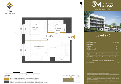 Mieszkanie w inwestycji: Apartamenty 3 Maja