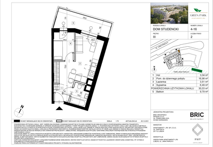 Mieszkanie w inwestycji: Green Park Apartamenty JPII
