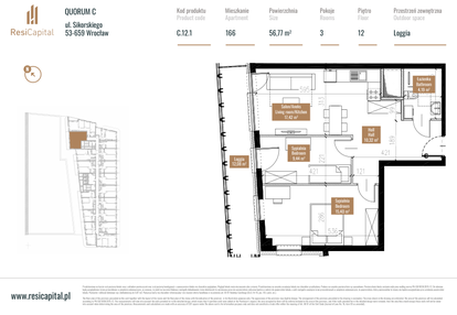 Mieszkanie w inwestycji: Quorum Apartments