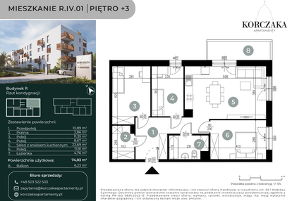 Mieszkanie w inwestycji: Korczaka Apartamenty