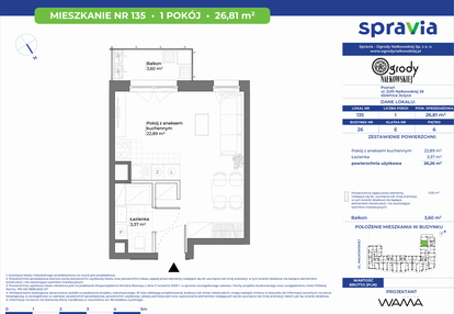 Mieszkanie w inwestycji: Ogrody Nałkowskiej
