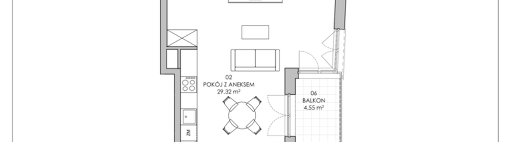 Mieszkanie w inwestycji: Skwer Harmonia II