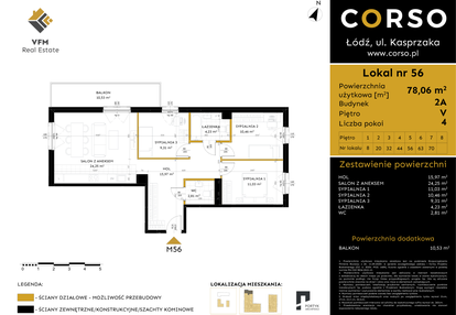 Mieszkanie w inwestycji: Corso etap 2