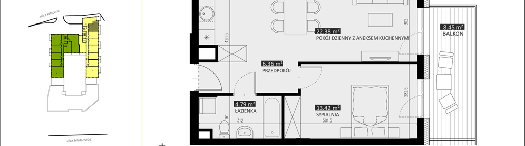 Mieszkanie w inwestycji: Apartamenty Północna etap II
