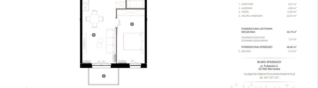 Mieszkanie w inwestycji: Royal Garden Wilanów