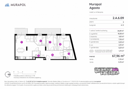 Mieszkanie w inwestycji: Murapol Agosto