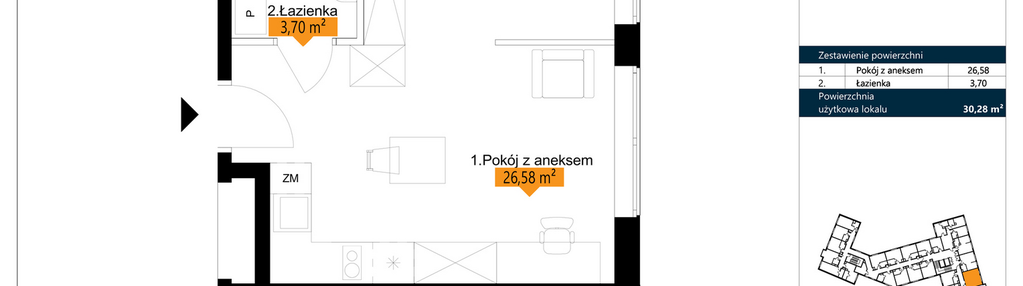 Mieszkanie w inwestycji: ŁACINA SPOT
