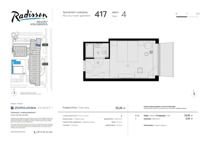 Mieszkanie w inwestycji: Radisson Resort, Kołobrzeg