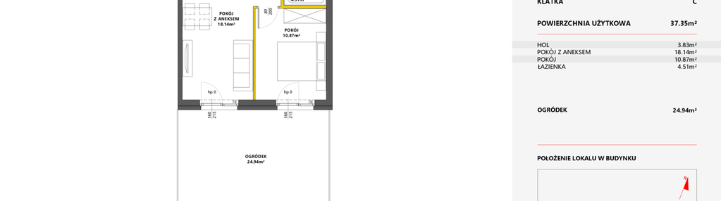 Mieszkanie w inwestycji: Metro Art 13