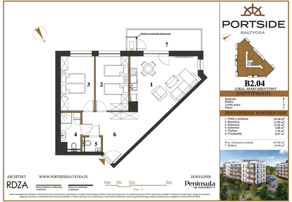 Mieszkanie w inwestycji: Portside Bałtycka