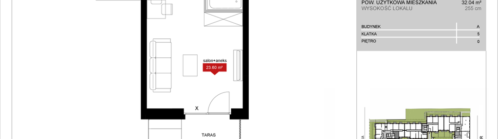 Mieszkanie w inwestycji: Atrium - Nowy Szczepin