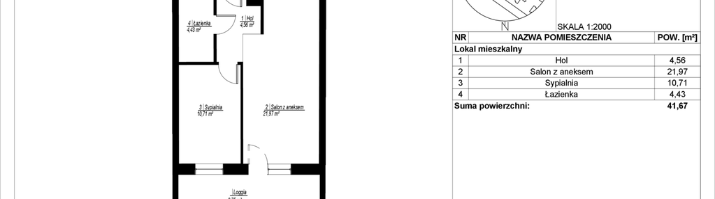 Mieszkanie w inwestycji: Symfonia Ptasia 28