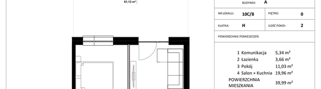Mieszkanie w inwestycji: Jasielska 8C etap II