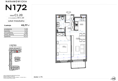 Mieszkanie w inwestycji: Naramowicka 172