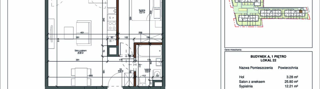 Mieszkanie w inwestycji: Aura Mokotów II