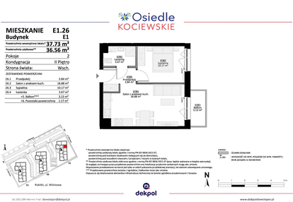 Mieszkanie w inwestycji: Osiedle Kociewskie bud. E