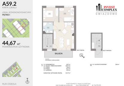 Mieszkanie w inwestycji: Osiedle Gwiazdowo etap 6B