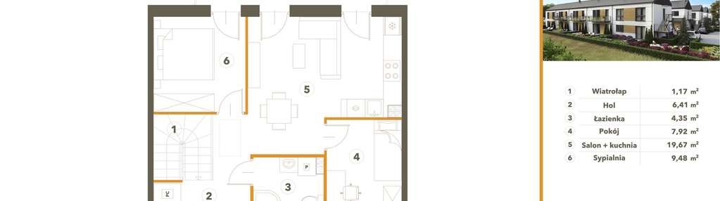 Mieszkanie w inwestycji: Słoneczny Nowy Otok - Malownicza Południe etap II