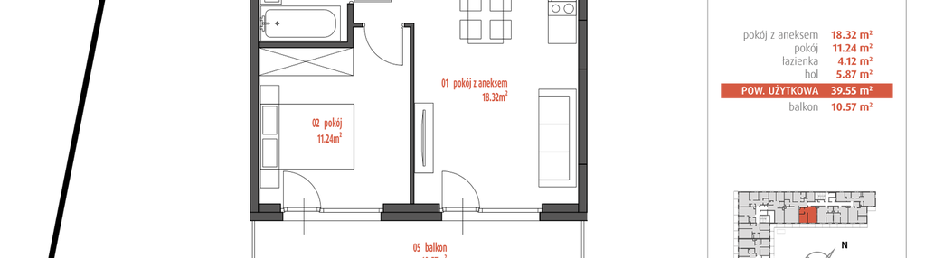 Mieszkanie w inwestycji: PUR