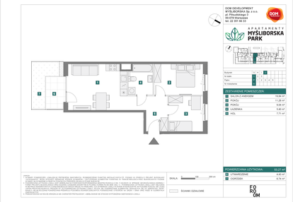 Mieszkanie w inwestycji: Apartamenty Myśliborska Park
