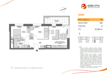 Mieszkanie w inwestycji: DOKI