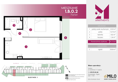 Mieszkanie w inwestycji: 2M Apartments etap IV