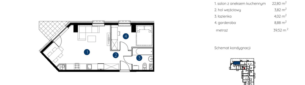 Mieszkanie w inwestycji: Murapol Rivo