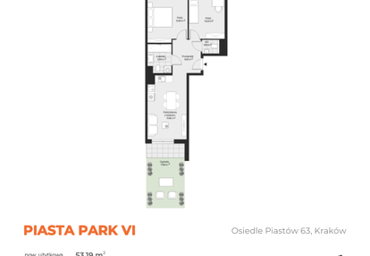 Mieszkanie w inwestycji: Piasta Park VI