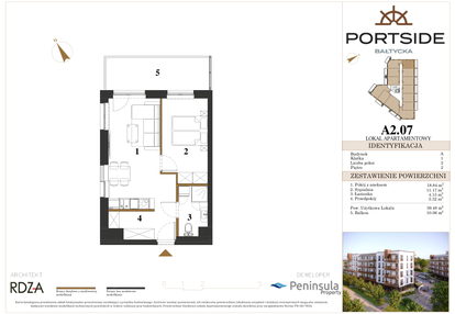 Mieszkanie w inwestycji: Portside Bałtycka